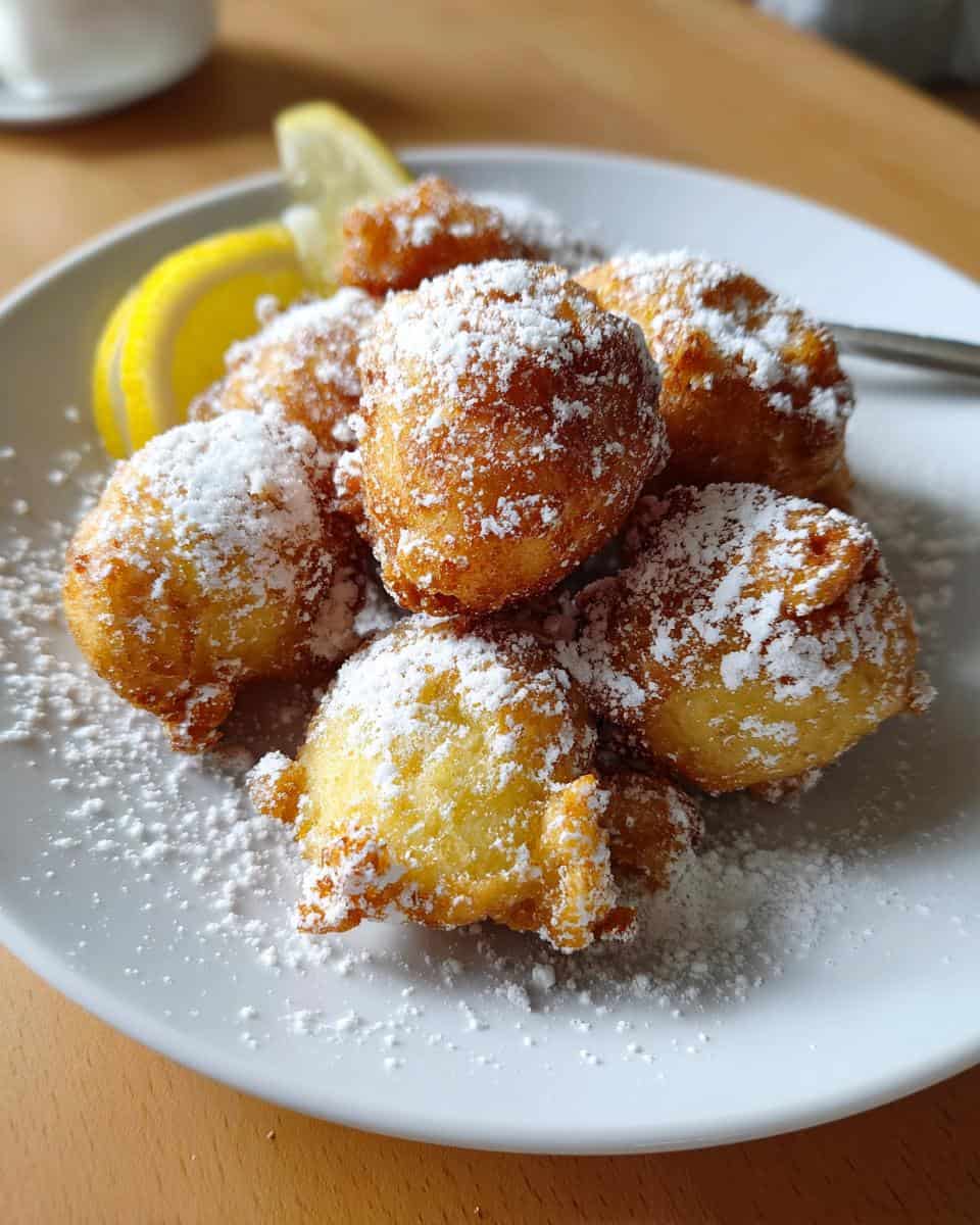 Quarkkeulchen Kartoffeln Zitrone Zucker - detail 3