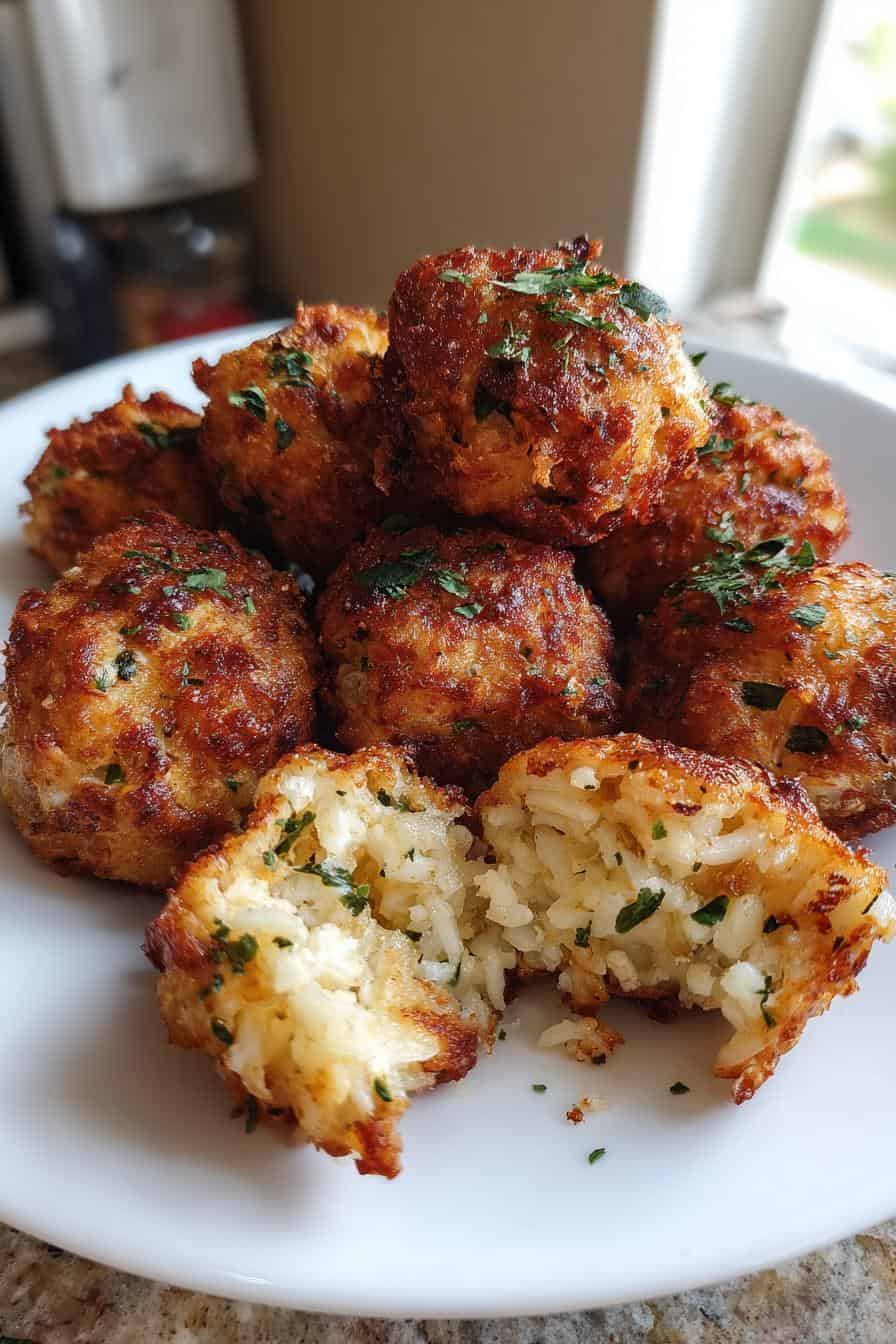 Unglaublich lecker: 1 Rezept Reis-Frikadellen aus der Airfryer