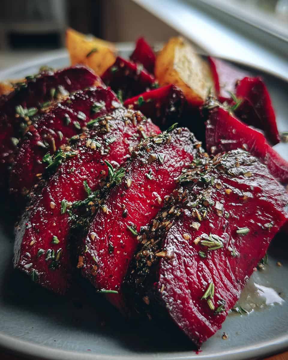 Rote Bete grillen - detail 1