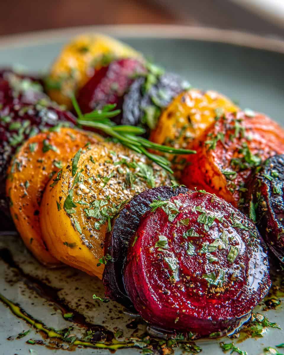 Rote Bete grillen - detail 3