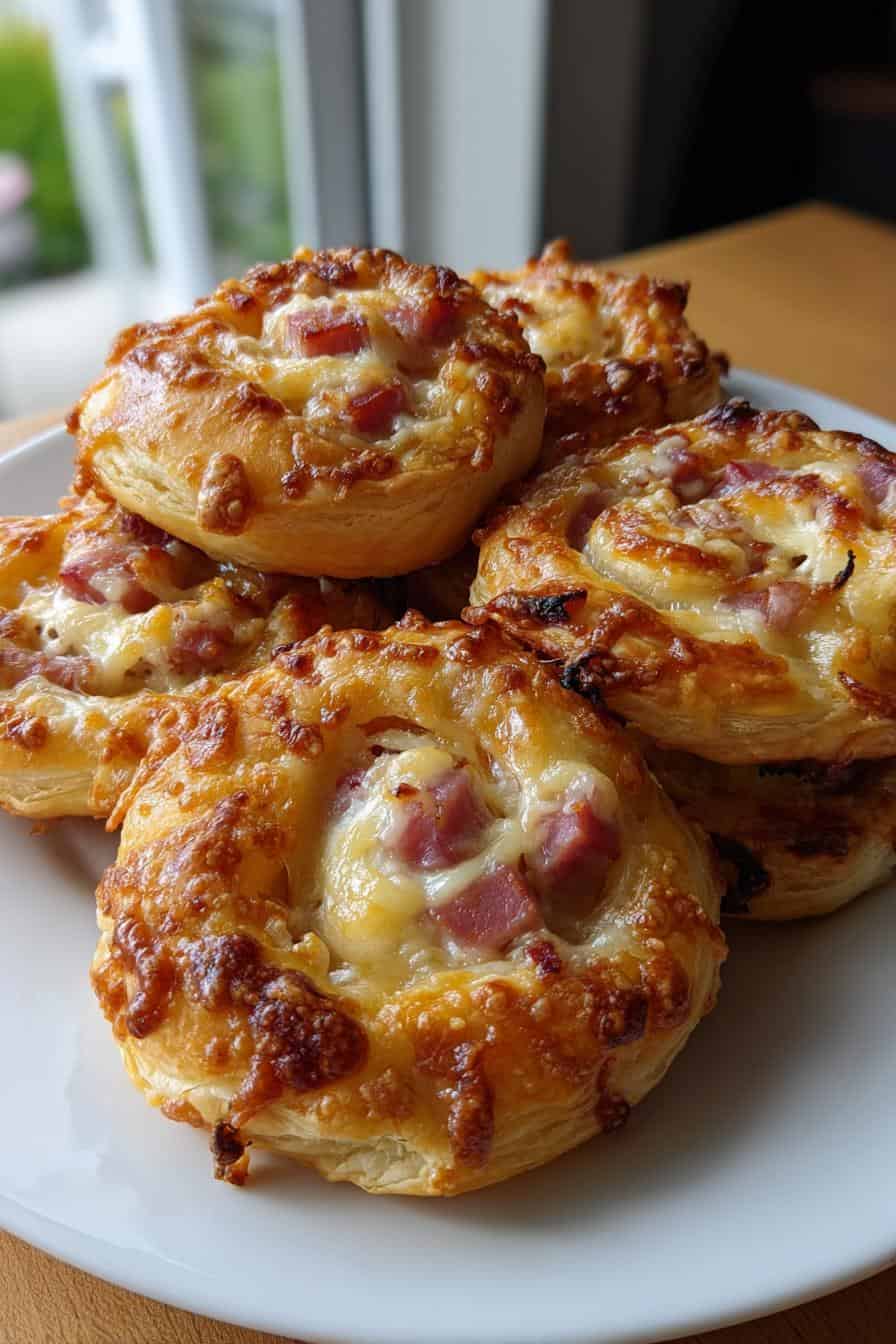 Schinken Kaese Schnecken: 2 Zutaten für Glück