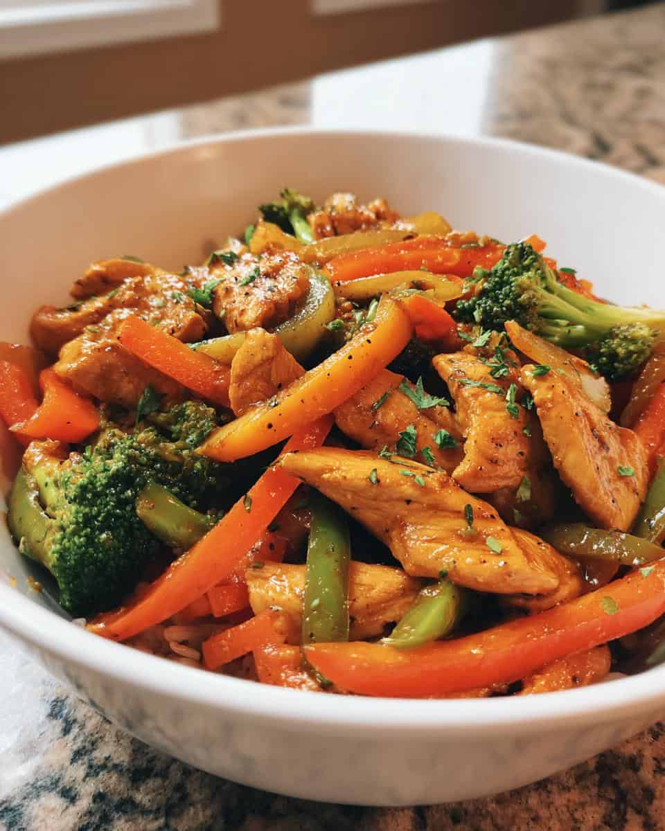 Schnelles Truthahn-Gemüse-Pfannengericht - detail 2