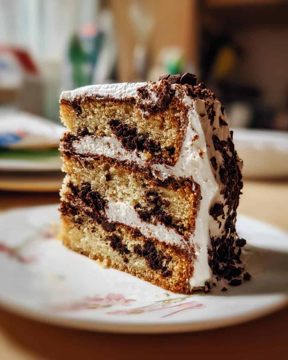 Stracciatella Kuchen - detail 2