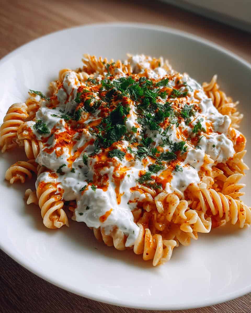 Türkische Nudeln mit Joghurt - detail 2