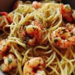 Zesty Lemon Garlic Shrimp Pasta