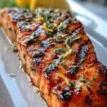 Zesty Zitronen-Kräuter gegrillter Lachs