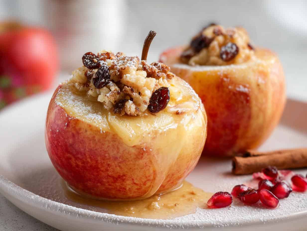 Unglaublich Lecker Bratapfel Klassisch Marzipan Zimt