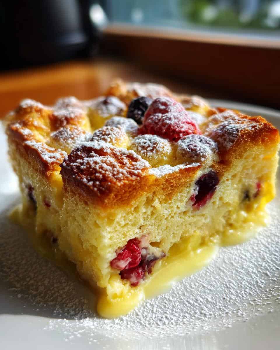 Brioche-Auflauf süß und fruchtig - detail 2