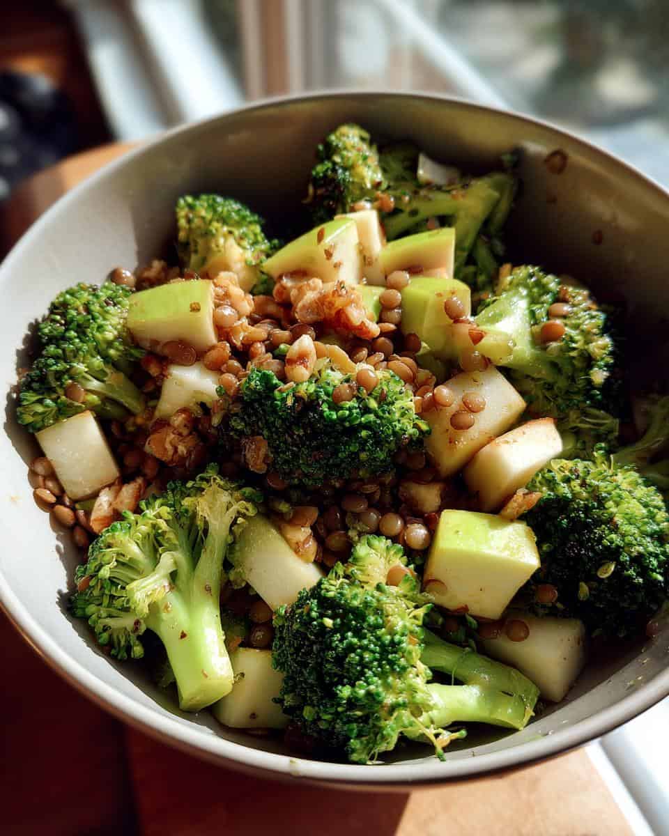 Brokkoli Apfel Linsen Walnuss - detail 1