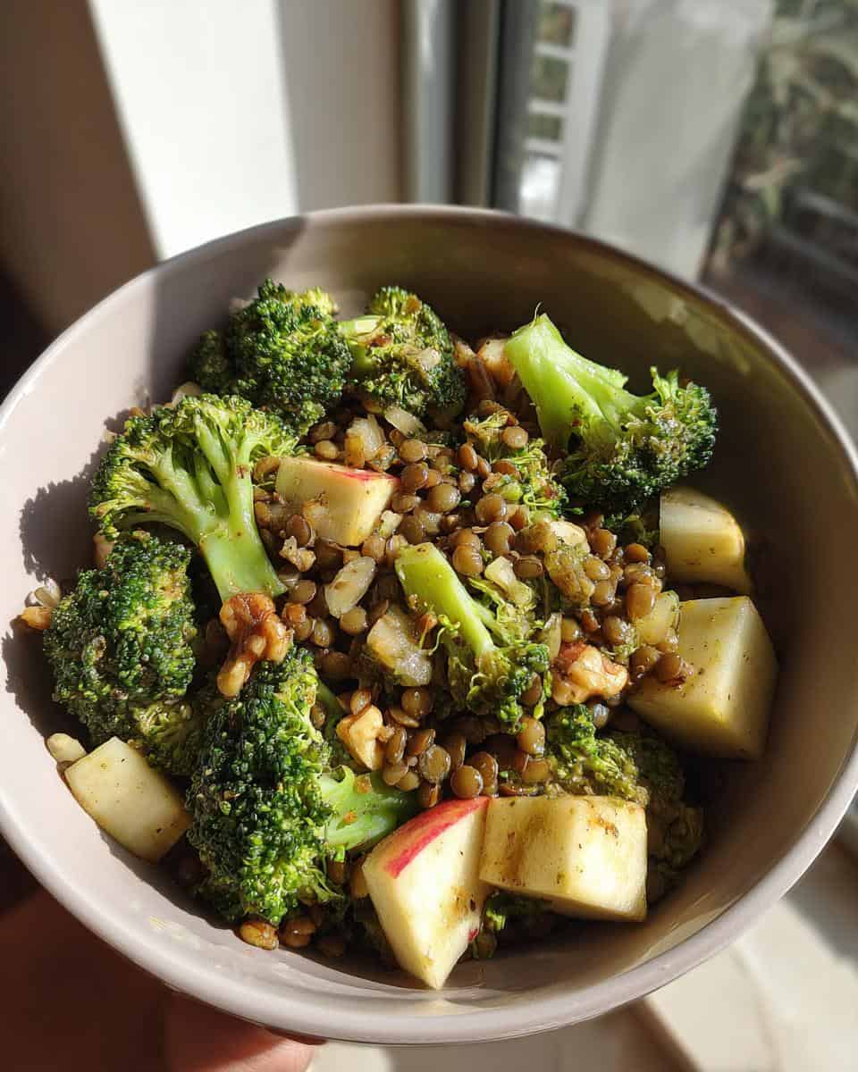 Brokkoli Apfel Linsen Walnuss - detail 2