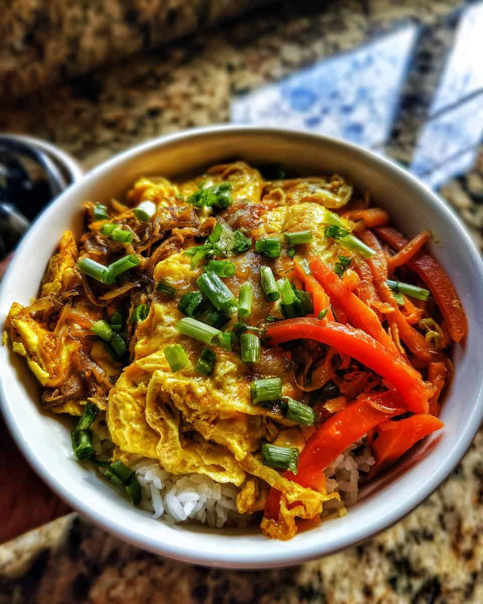 Einfache Eierrollen Bowl - detail 2