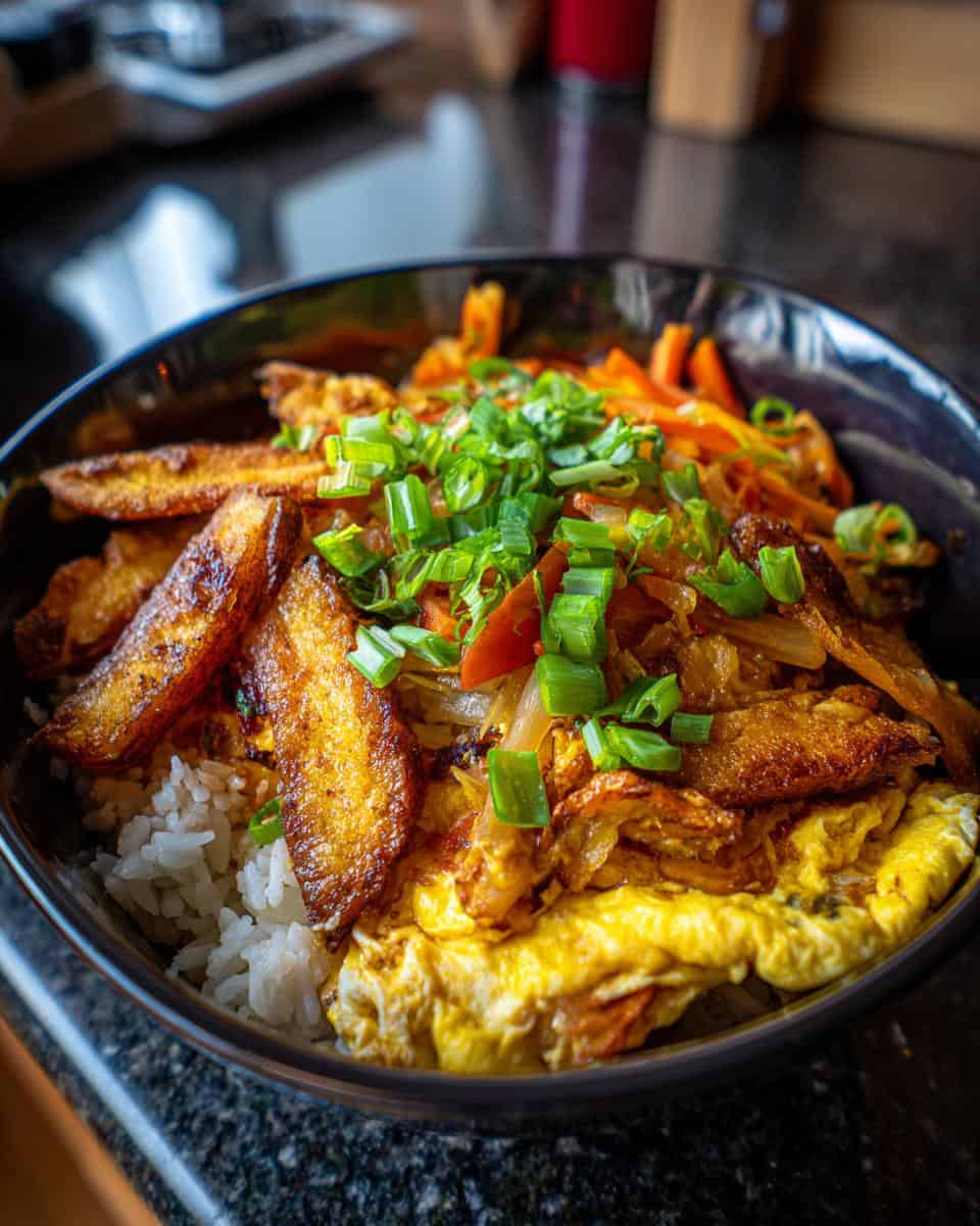 Einfache Eierrollen Bowl - detail 3