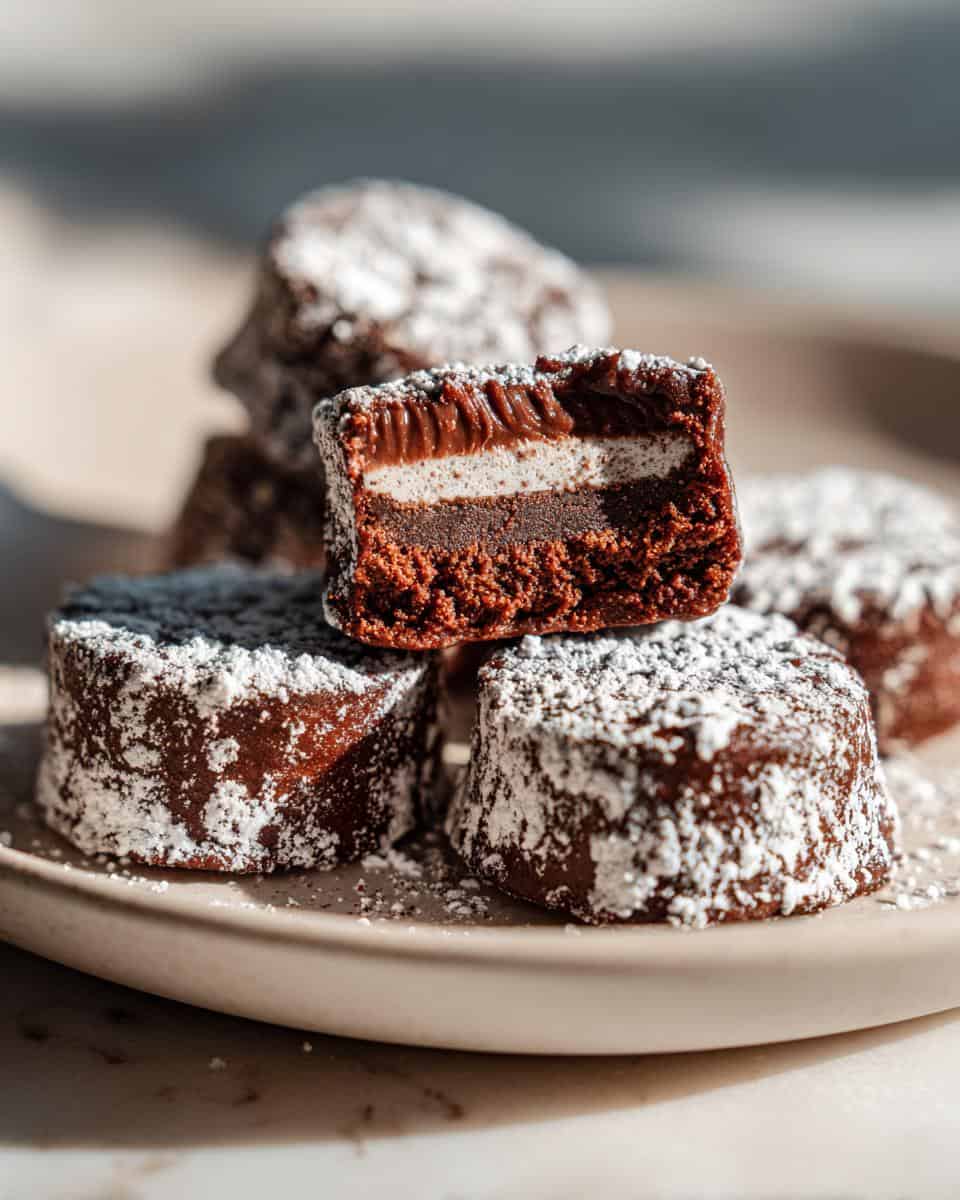 Einfache Schokoladen-Nougat-Taler - detail 2