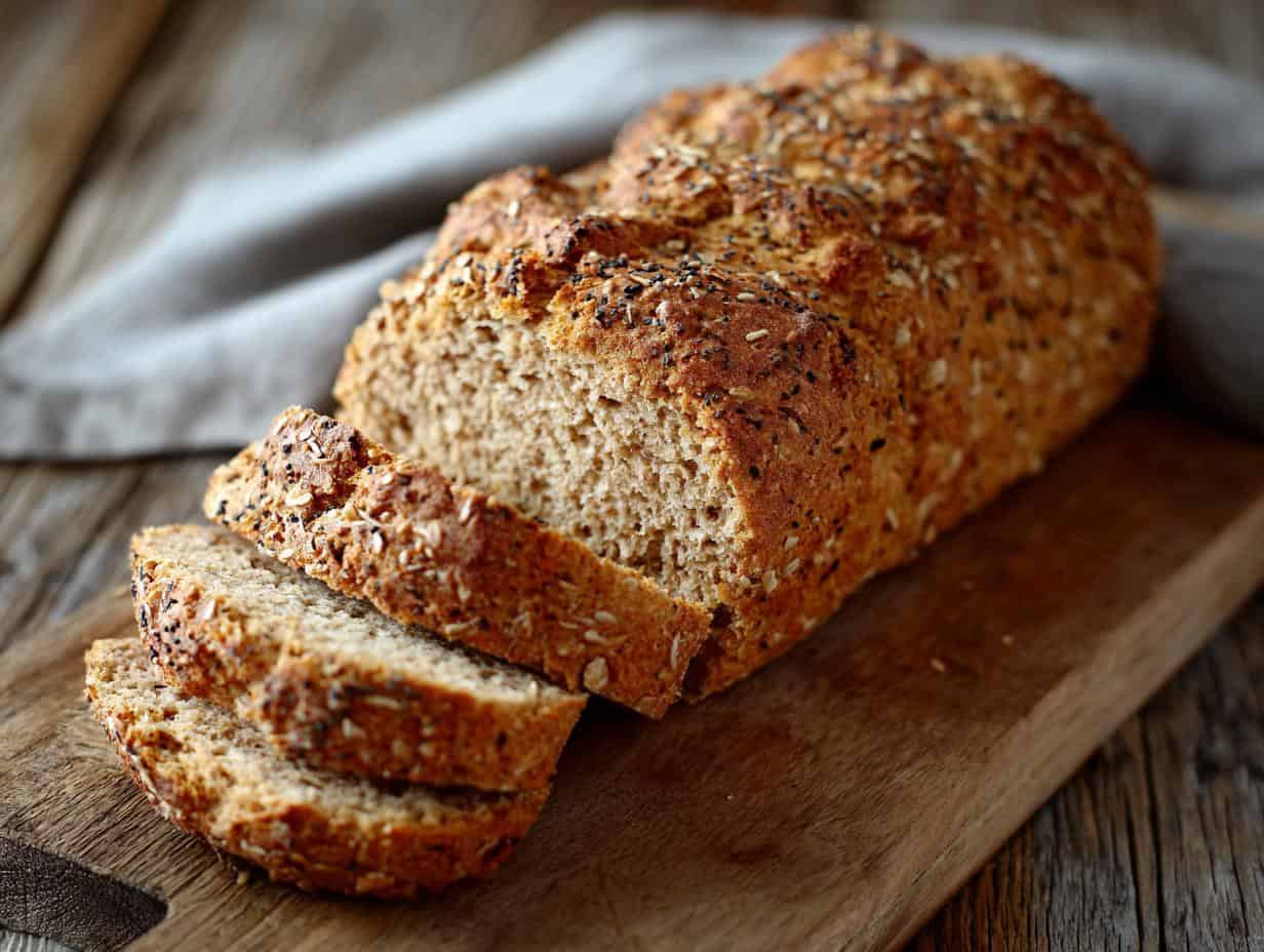 Einfaches Vollkornbrot: Oma’s Rezept, nur 6 Zutaten