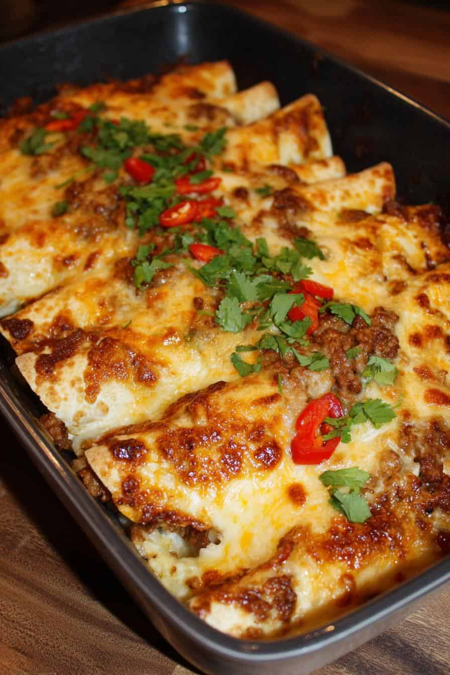 Blitzschnelle Enchiladas mit Hackfleisch: 20 Min Glück