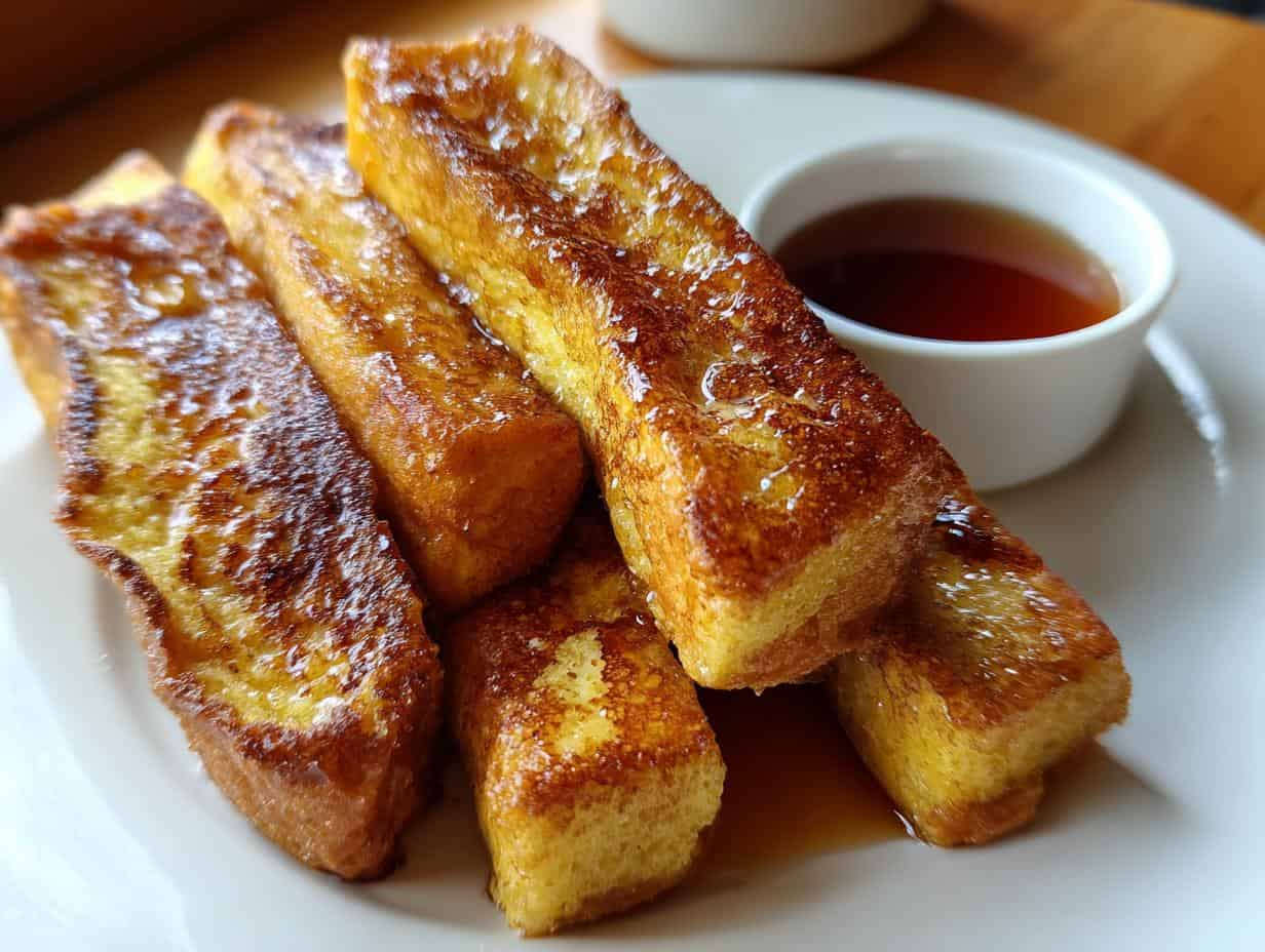 Verdammt leckere French Toast Sticks in 1 Minute