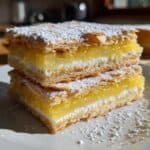 Fruchtige Zitronenschnitten mit Mandeln