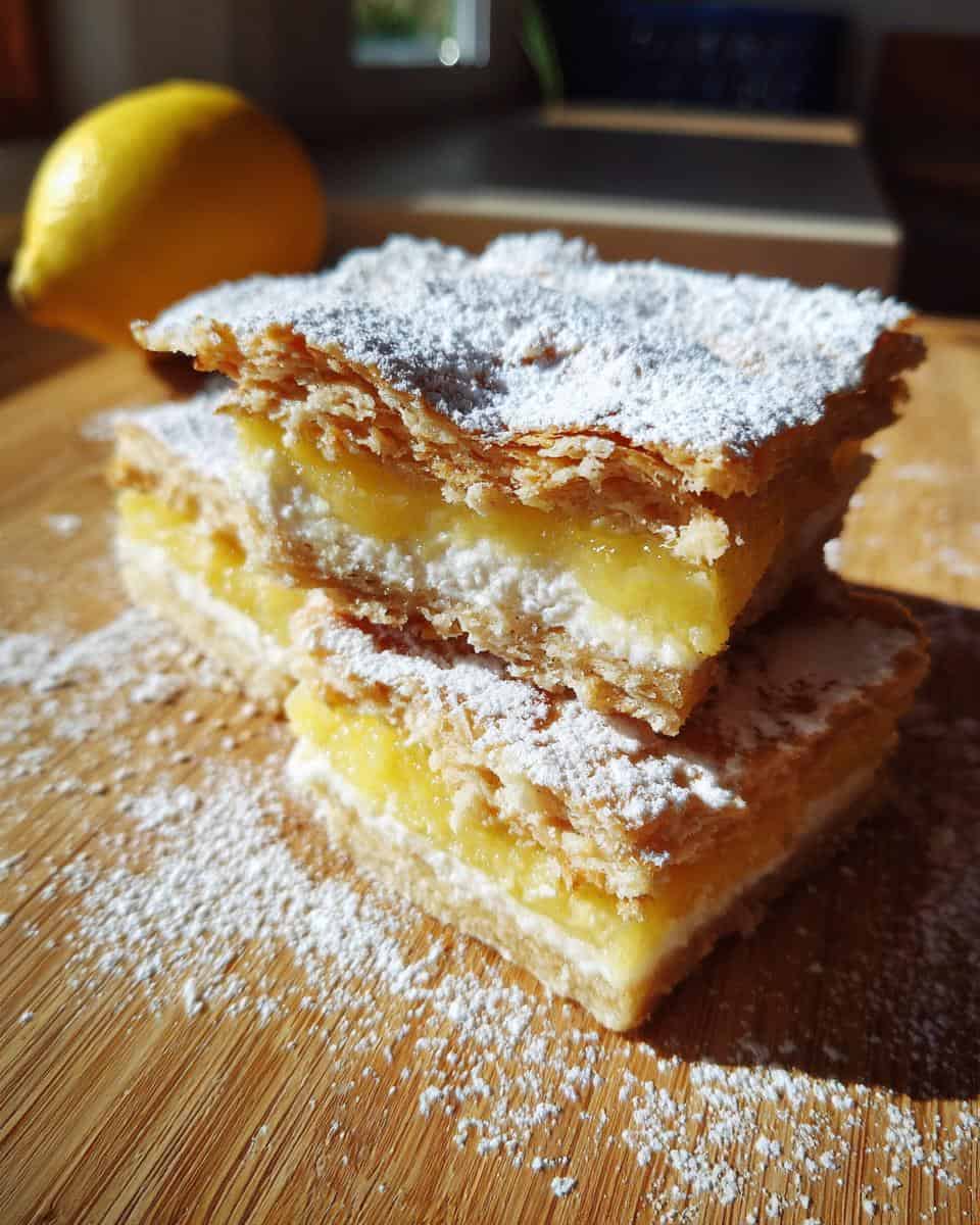 Fruchtige Zitronenschnitten mit Mandeln - detail 2