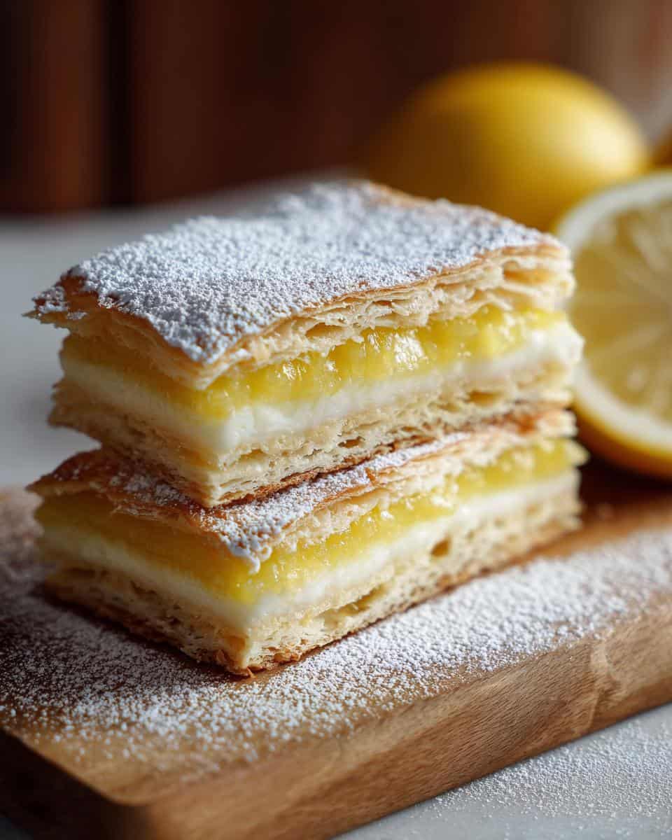 Fruchtige Zitronenschnitten mit Mandeln - detail 3