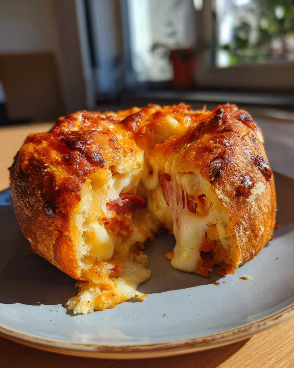 Gefülltes Pfannenbrot ohne Hefe - detail 3