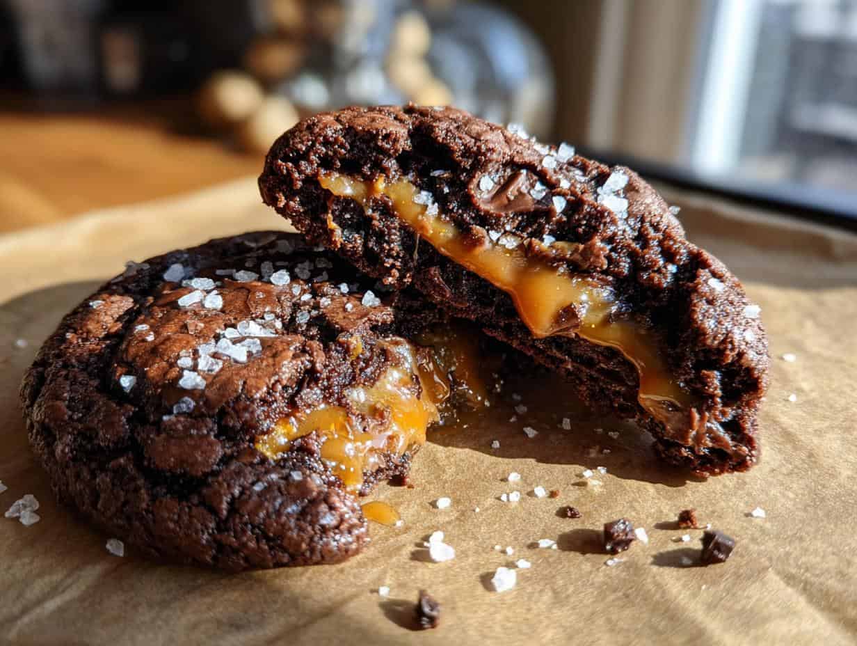 Gesalzene Karamell-Cookies: In 10Min Glücklich