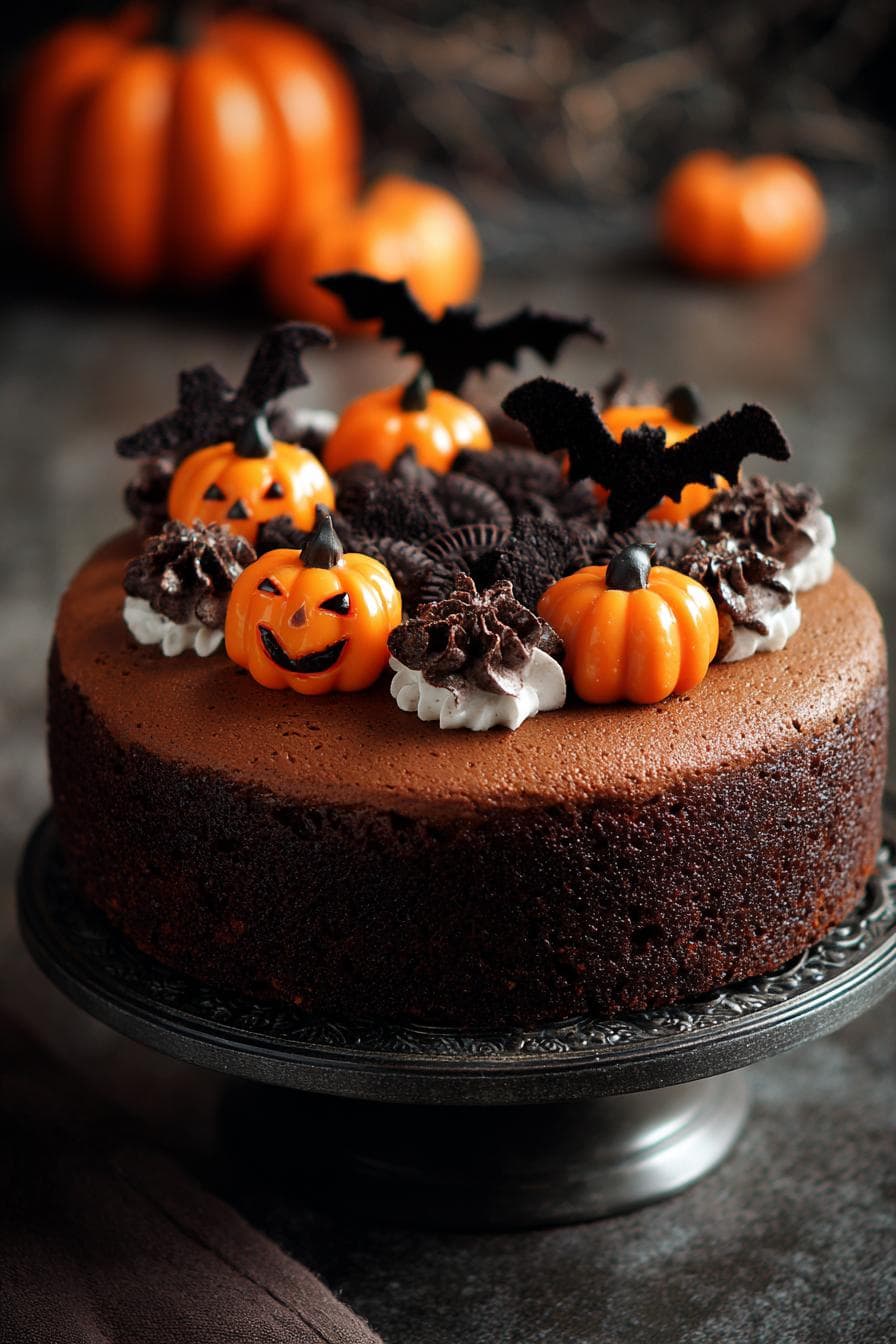 Geschnittener Halloween Kuchen: Genial einfach in 35 Min