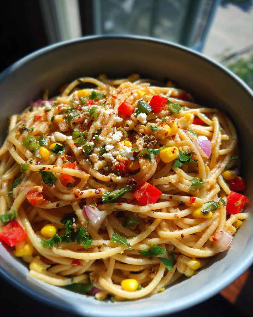 Gesunder Street-Corn Nudelsalat - detail 2