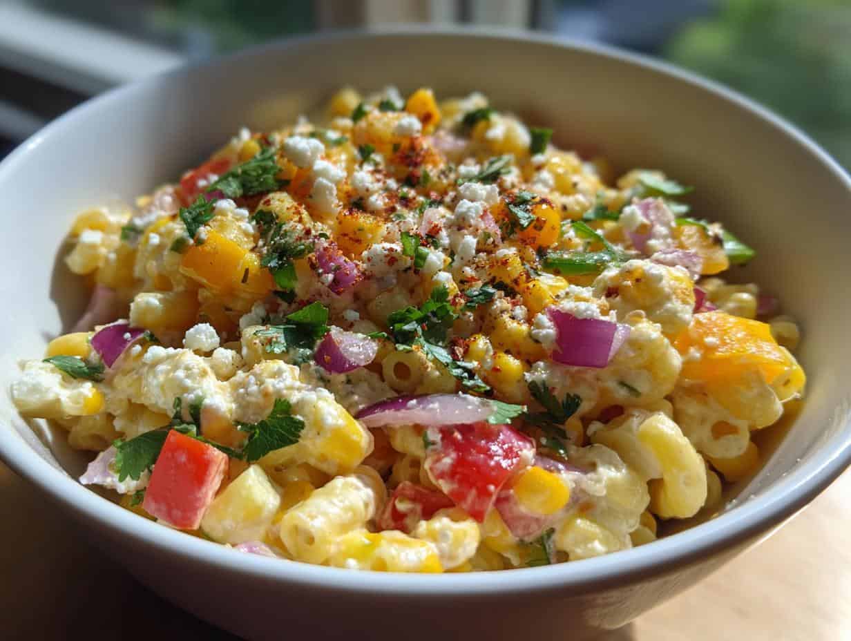 Gesunder Street-Corn Nudelsalat: Genial Einfach!