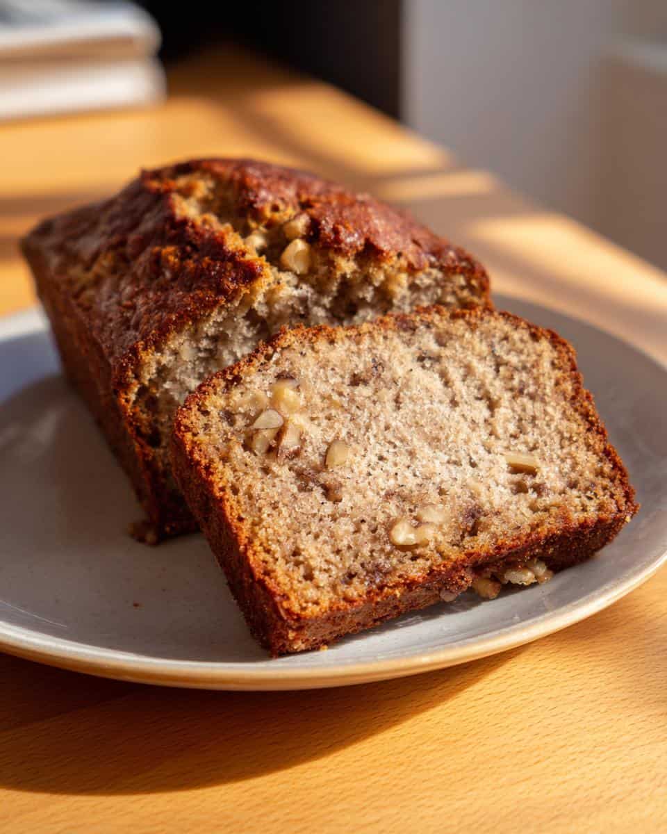Glutenfreies Bananenbrot mit Walnussen - detail 1