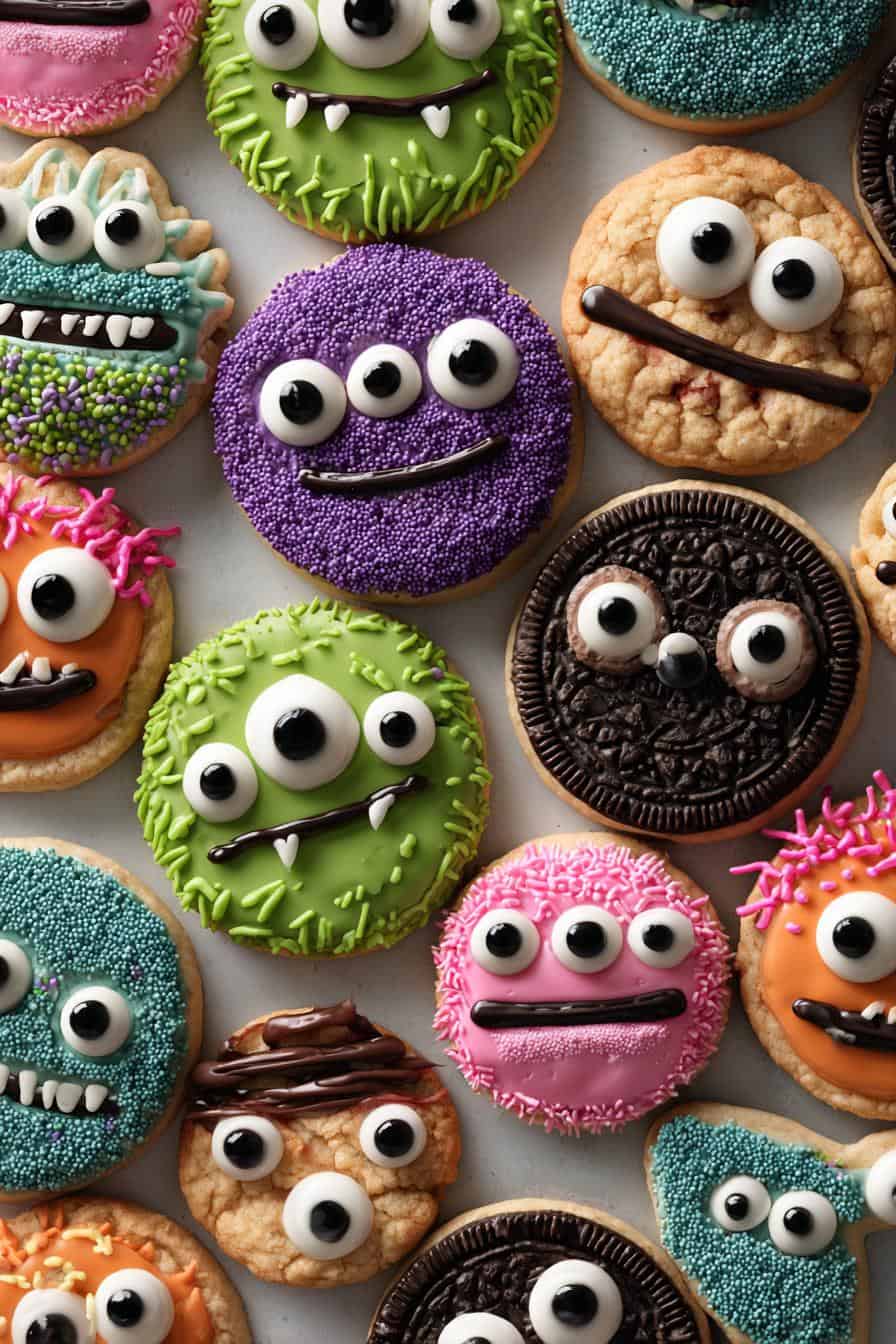 Gruselige Monster Kekse: 1 Trick für unheimlich Lecker