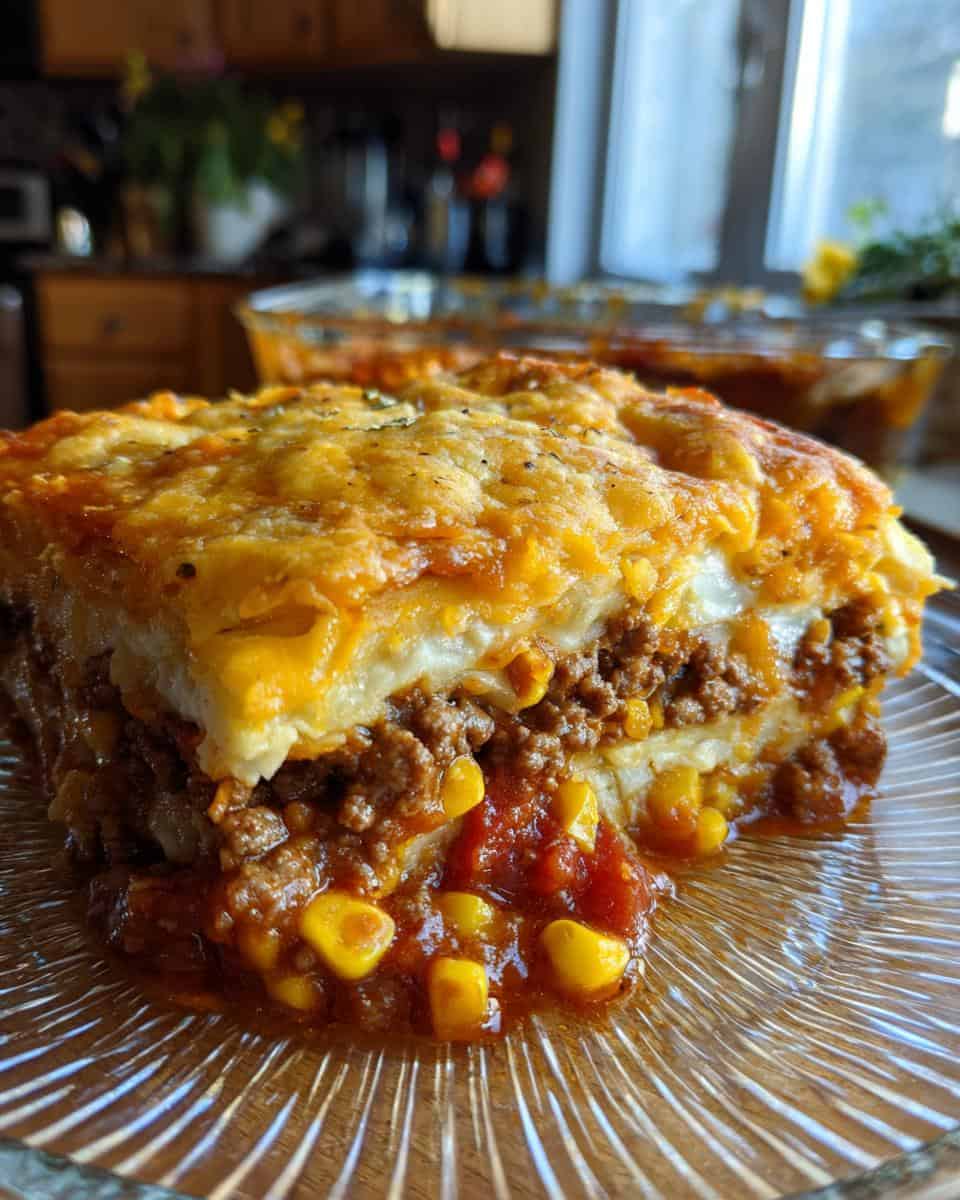 Hackfleisch Auflauf mit Mais - detail 2