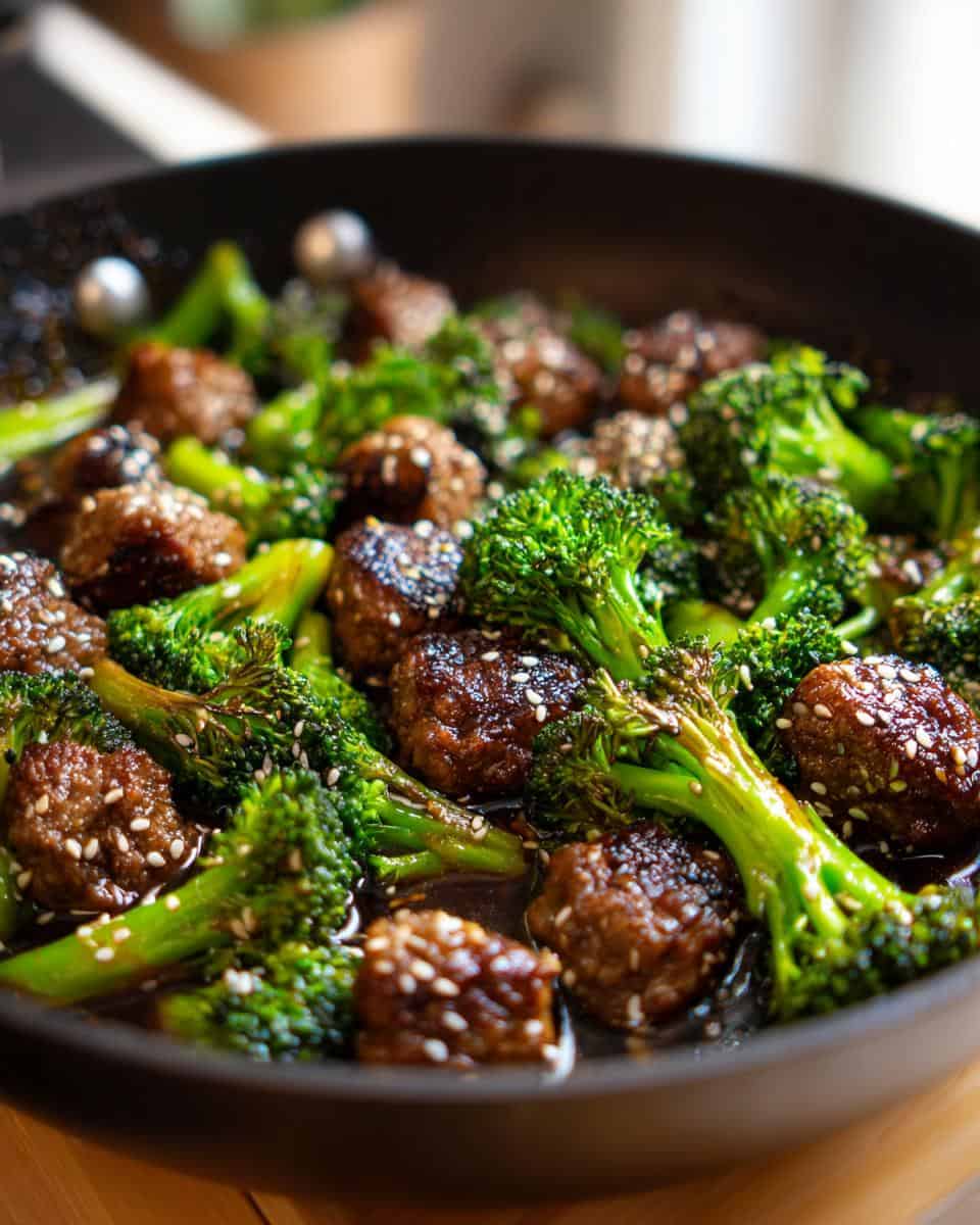 Hackfleisch Pfanne Brokkoli: Schnelles Teriyaki Rezept - detail 3