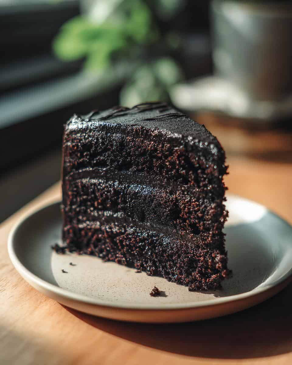 Halloween Black Velvet Cake - detail 3
