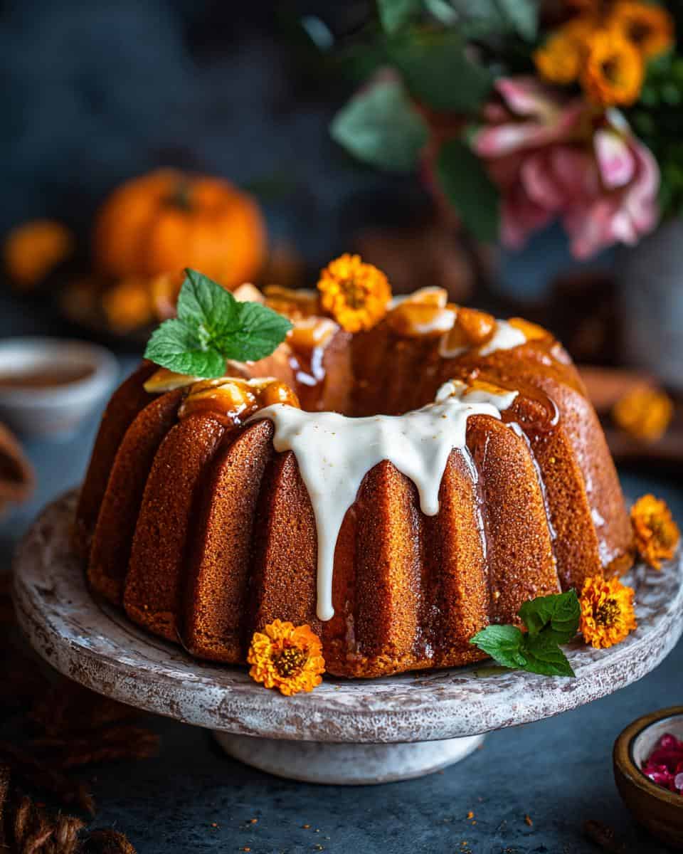 Halloween-Gugelhopf mit Apfelmus - detail 3