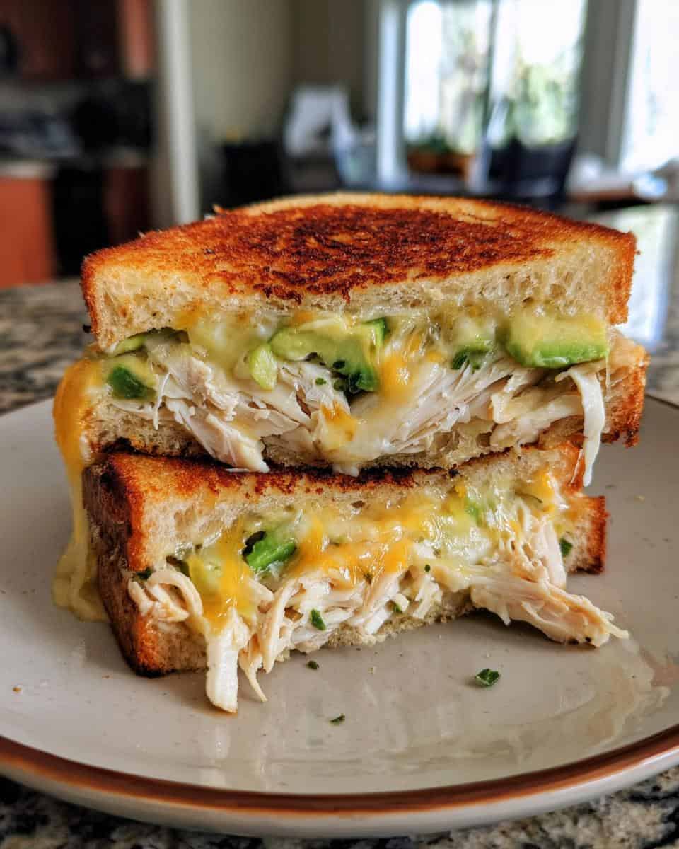 Hühnchen-Avocado-Melt-Sandwich - detail 3