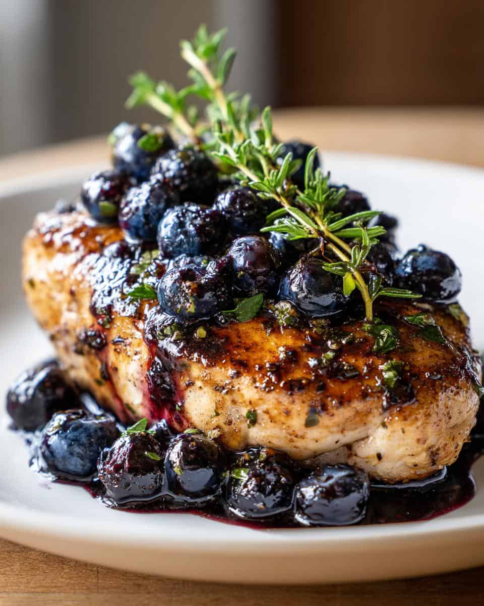 Hähnchen mit Blaubeeren und Thymian - detail 2