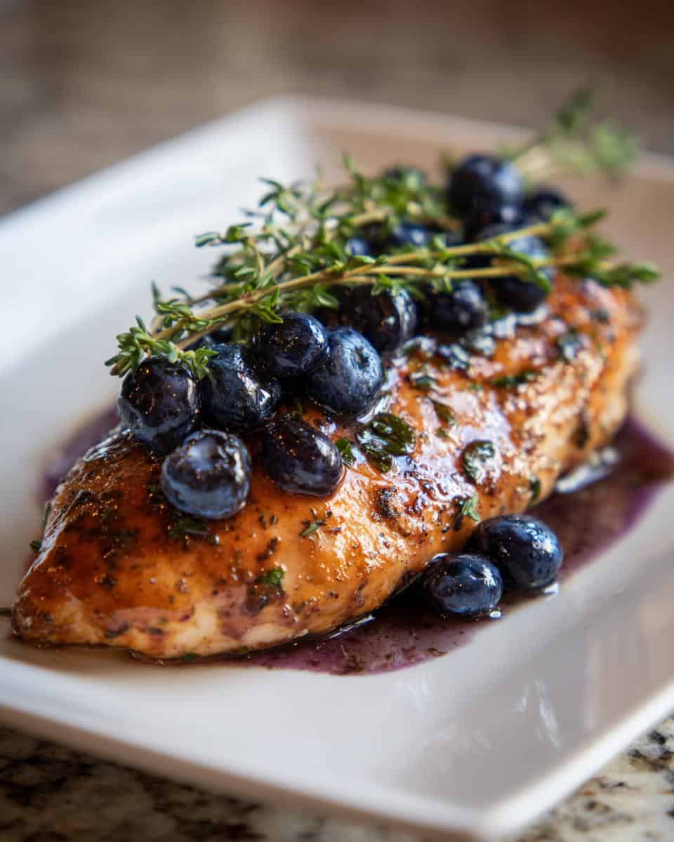 Hähnchen mit Blaubeeren und Thymian - detail 3