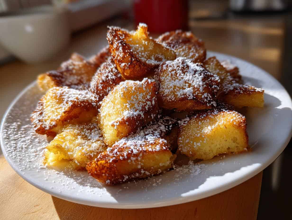 Blitzschneller Kaiserschmarrn aus dem Airfryer: Nur 1 Ei