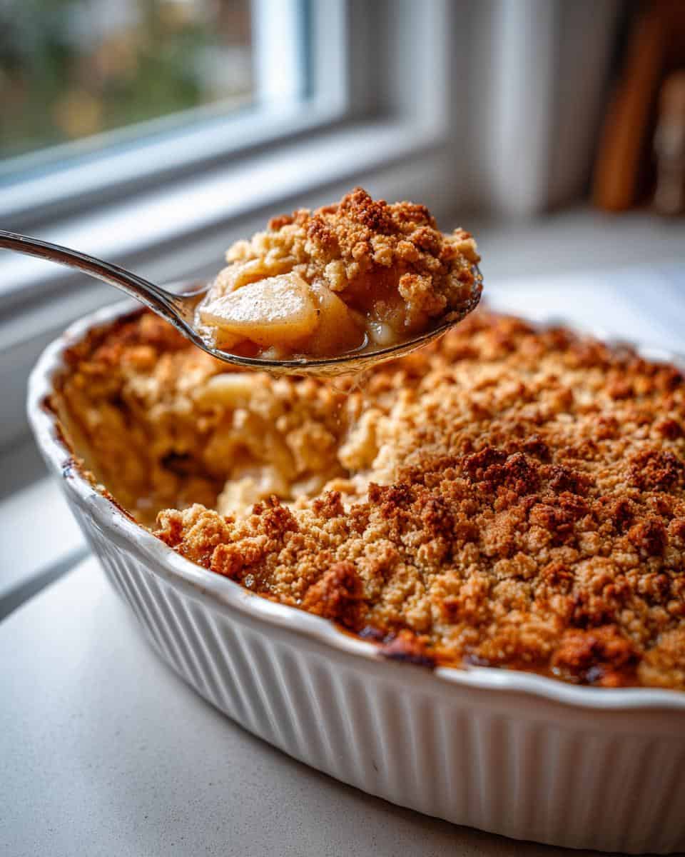 Knuspriger Apfel-Crumble - detail 3