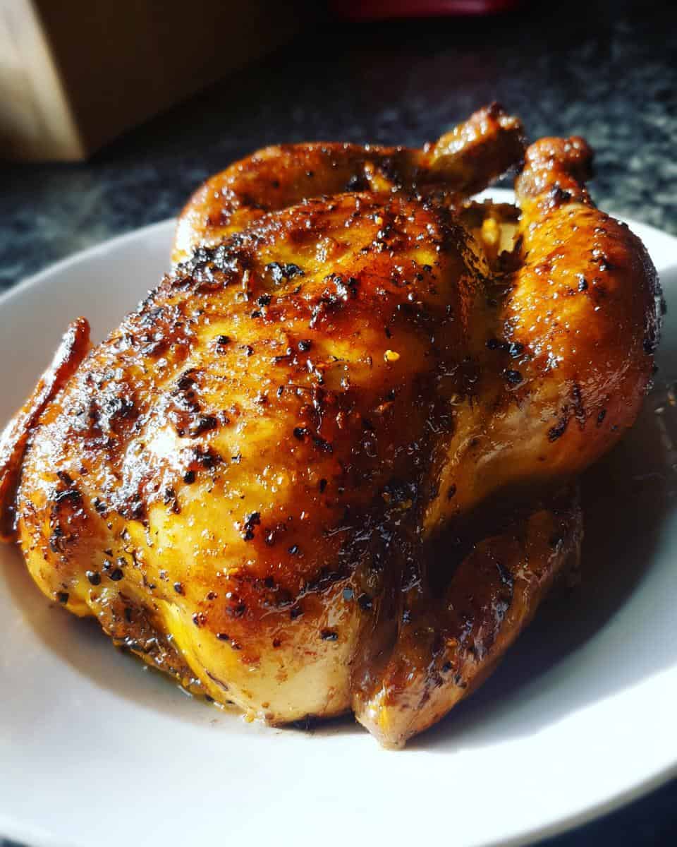 Knuspriges Hähnchen mit Hot Honey aus dem Ofen - detail 2
