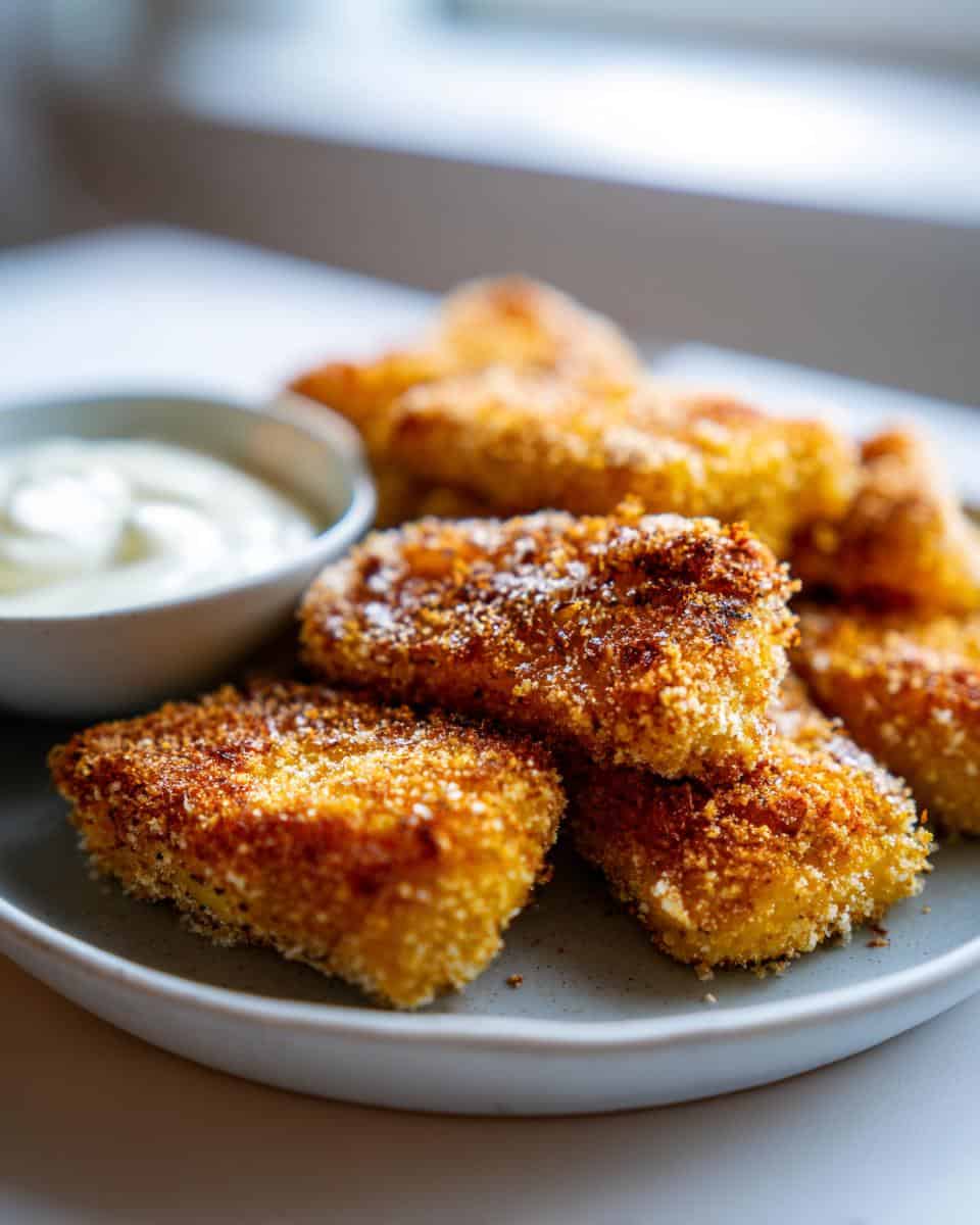 Kohlrabischnitzel mit Joghurt Aioli - detail 3