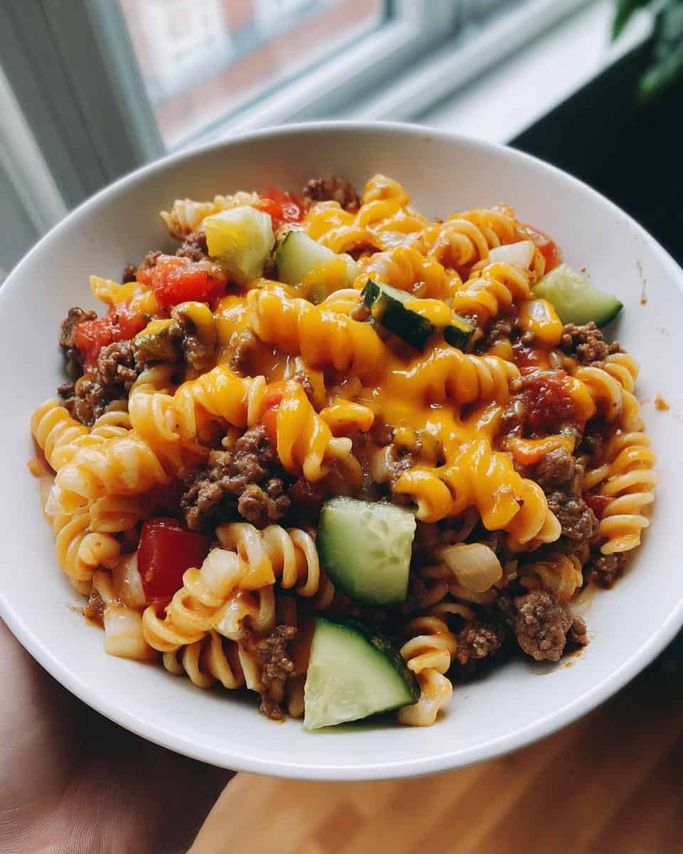 Käseburger-Pasta - detail 1