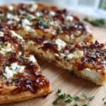 Kuerbis Flammkuchen Feta Thymian