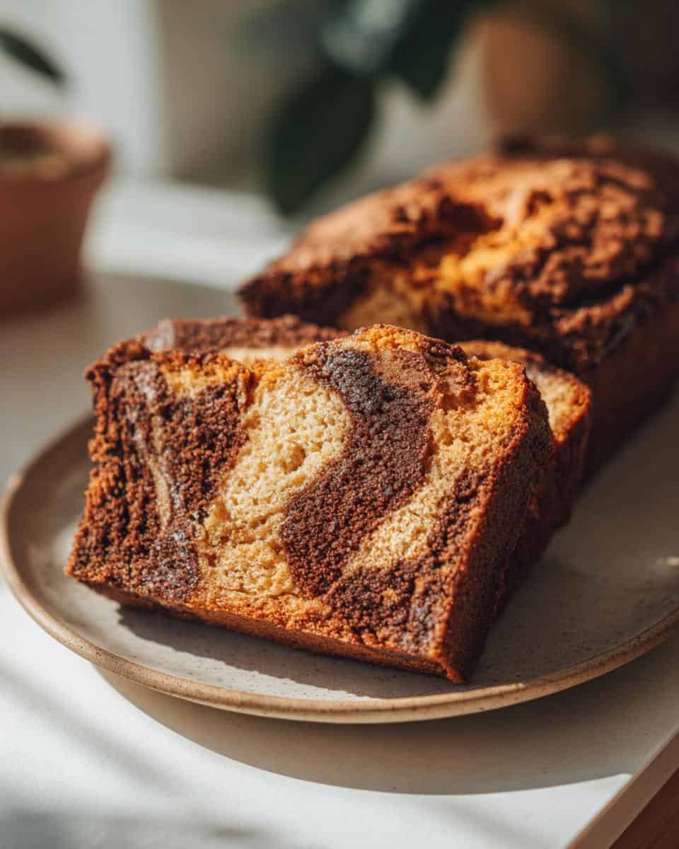Kuerbis Marmorkuchen saftig fluffig - detail 3