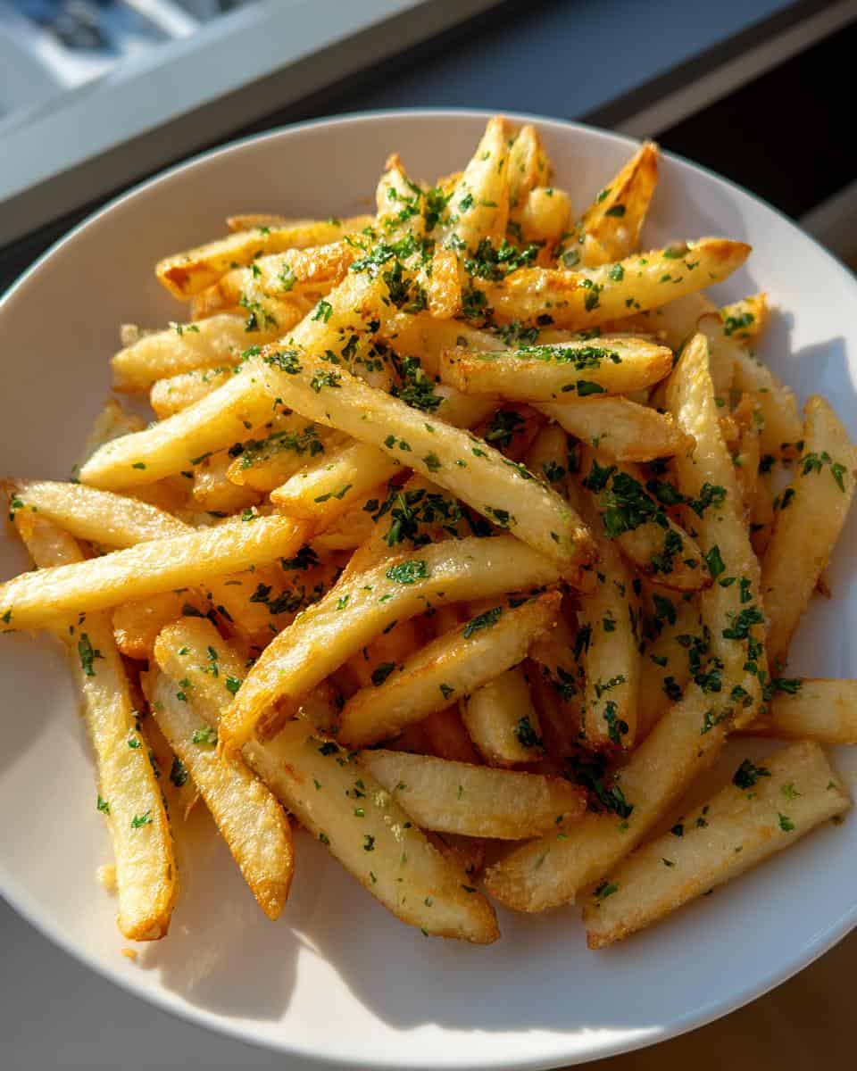 Parmesan Knoblauch Pommes Airfryer - detail 2