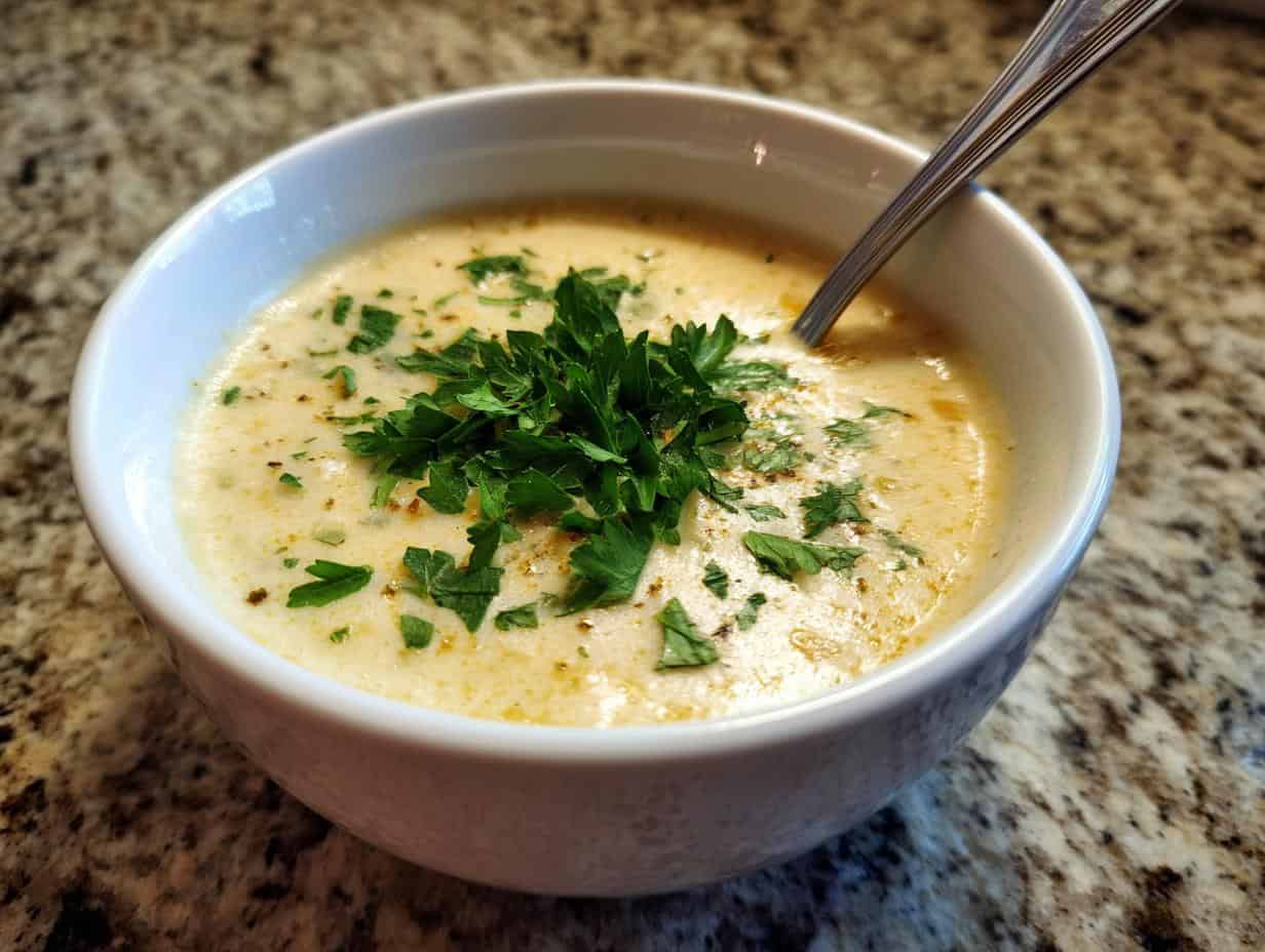 Samtige Blumenkohlsuppe: 15 Min Glückseligkeit