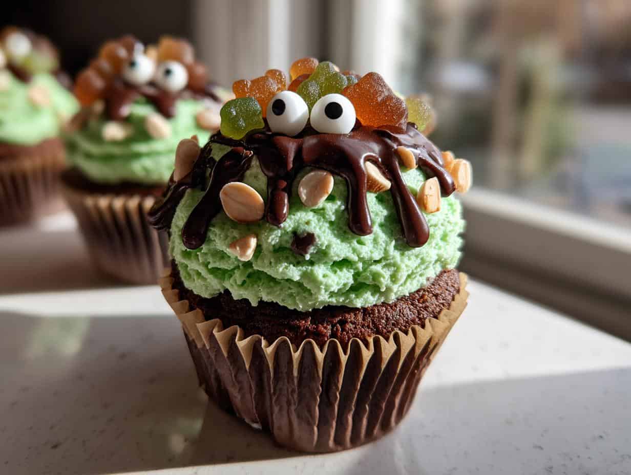 Schaurige Zombie-Cupcakes: 3 Zutaten zum Horror-Hit