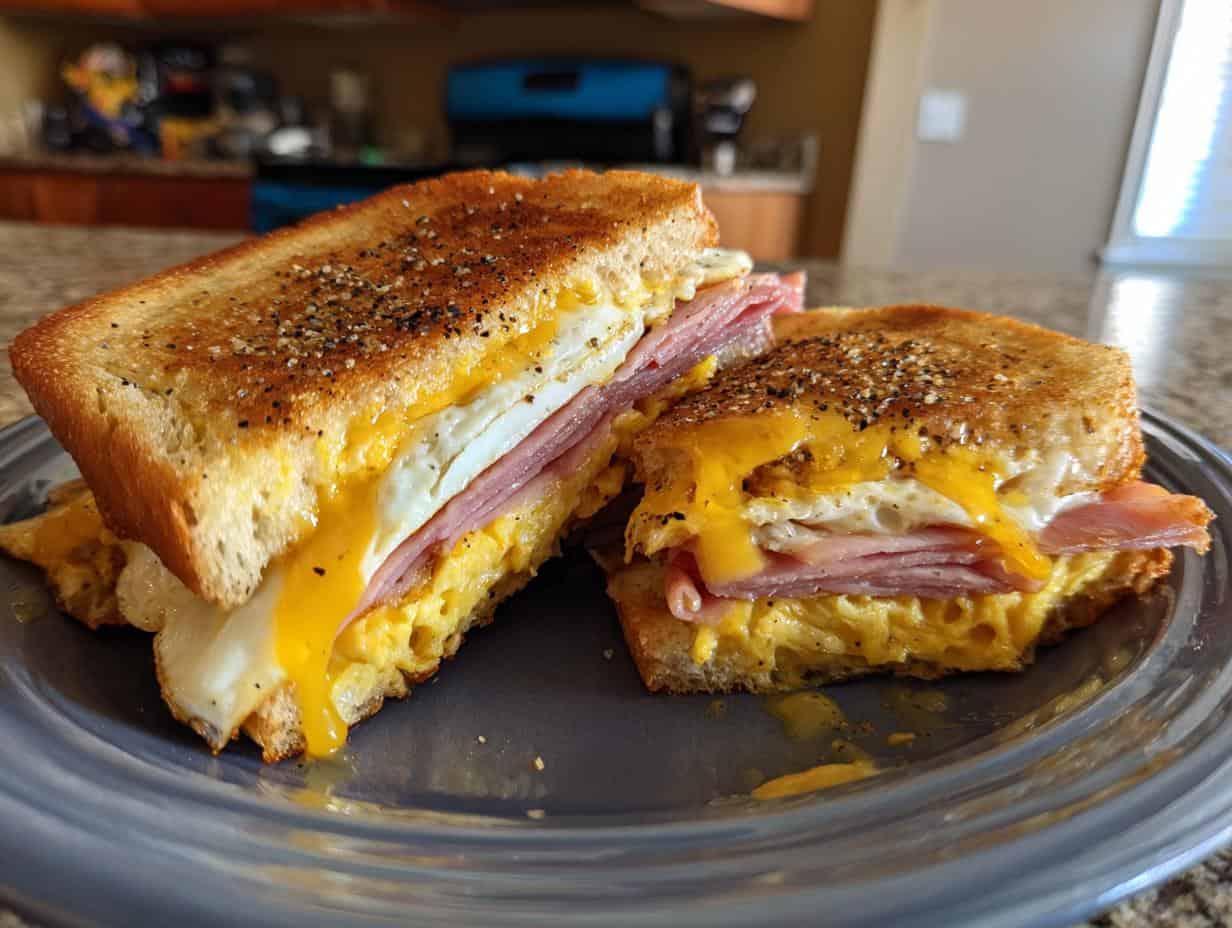 Schinken Ei Käse Brot: Das verdammt leckere 15-Minuten Rezept