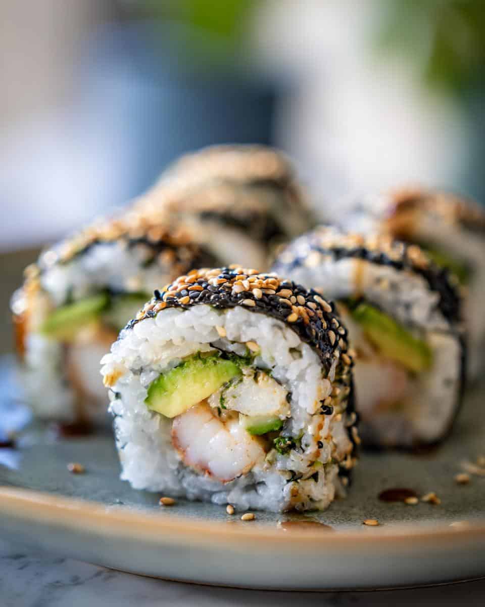 Sushi Drachenrollen selber machen - detail 2