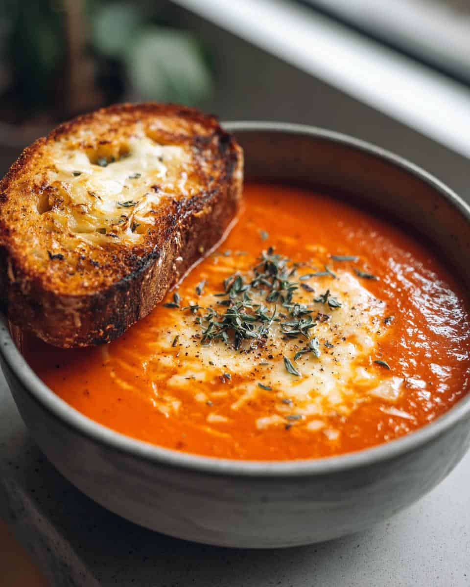 Tomatensuppe und Käsetoast - detail 1